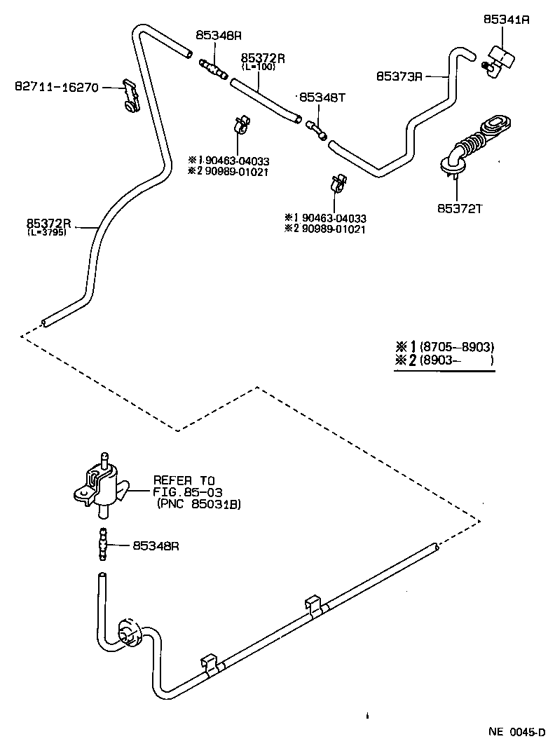 85341-12230 NOZZLE ASSY, WASHER product image