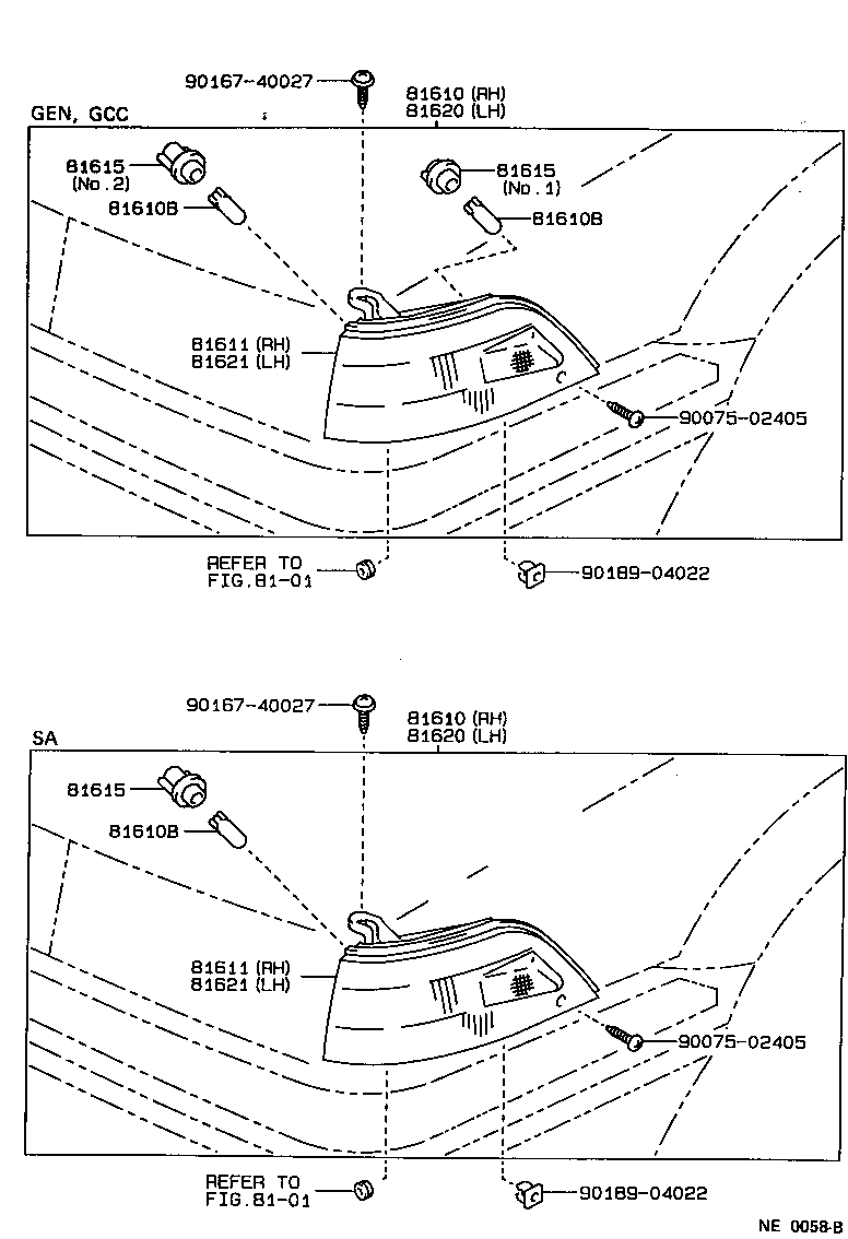 81611-12370 LENS, PARKING & CLEARANCE LAMP, RH product image