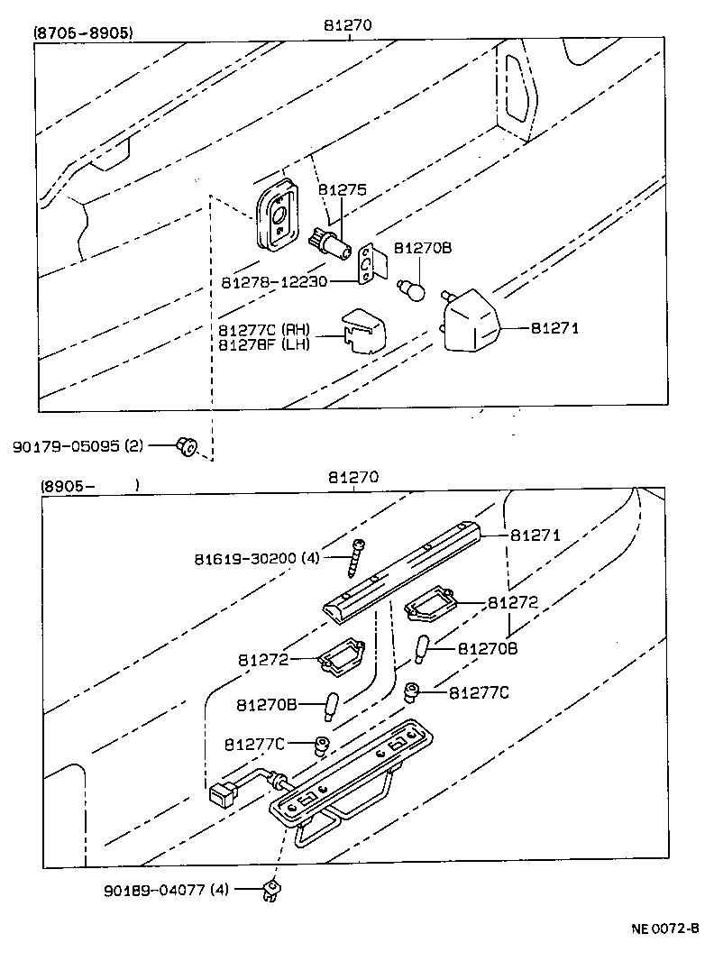 81271-12290-10 LENS, LICENSE PLATE LAMP product image