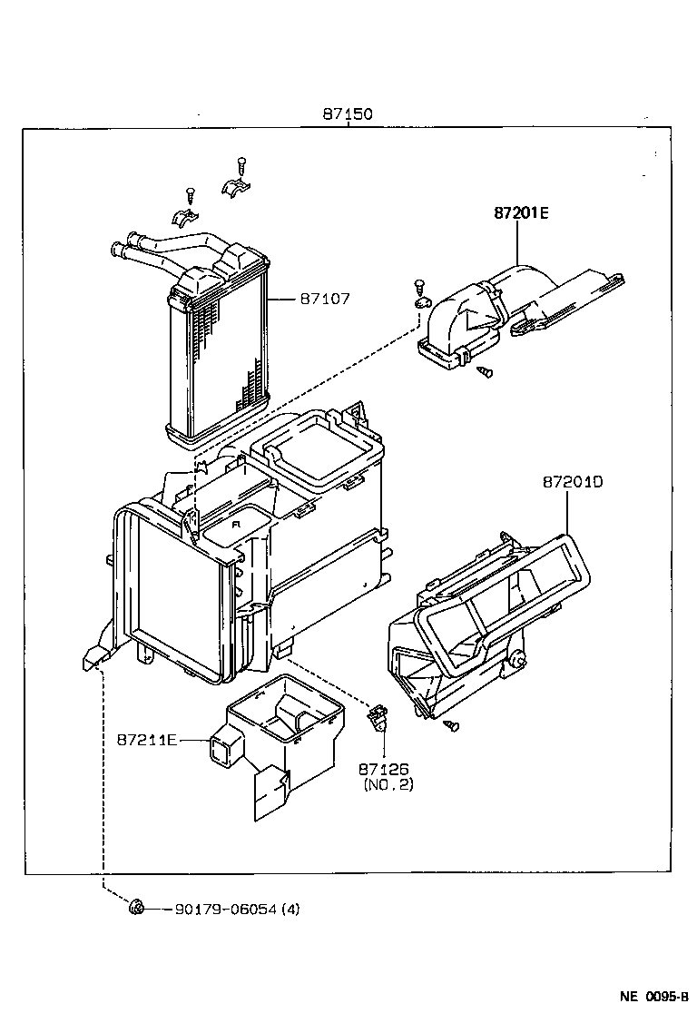 87201-12150 DUCT SUB-ASSY, AIR product image
