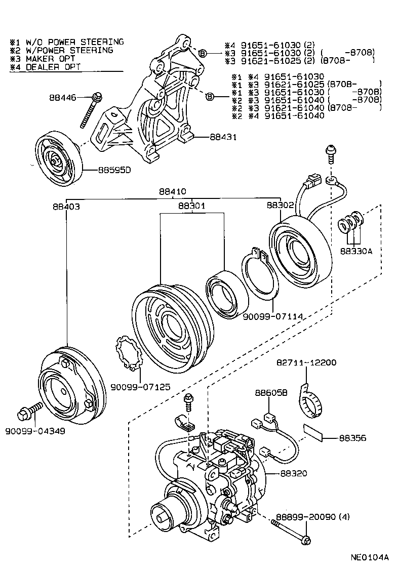88320-12840 COMPRESSOR ASSY, COOLER product image