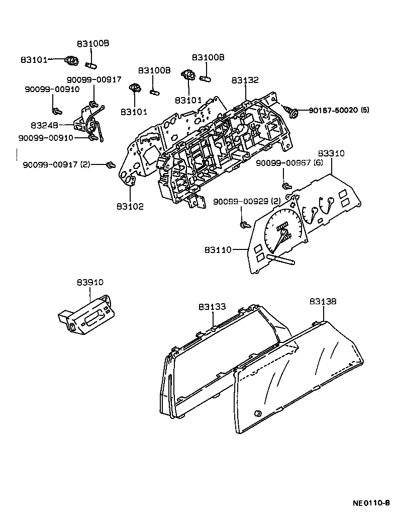 83121-1A040 SENSOR, SPEED product image