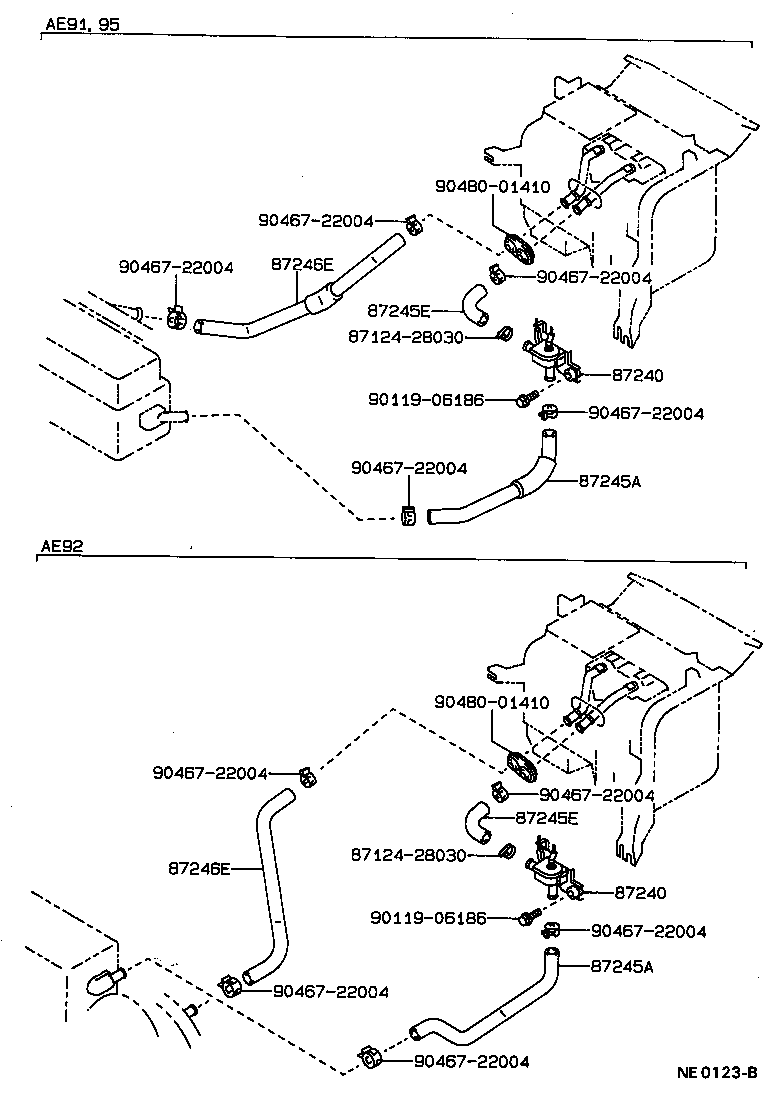 87209-13021 HOSE SUB-ASSY, WATER product image