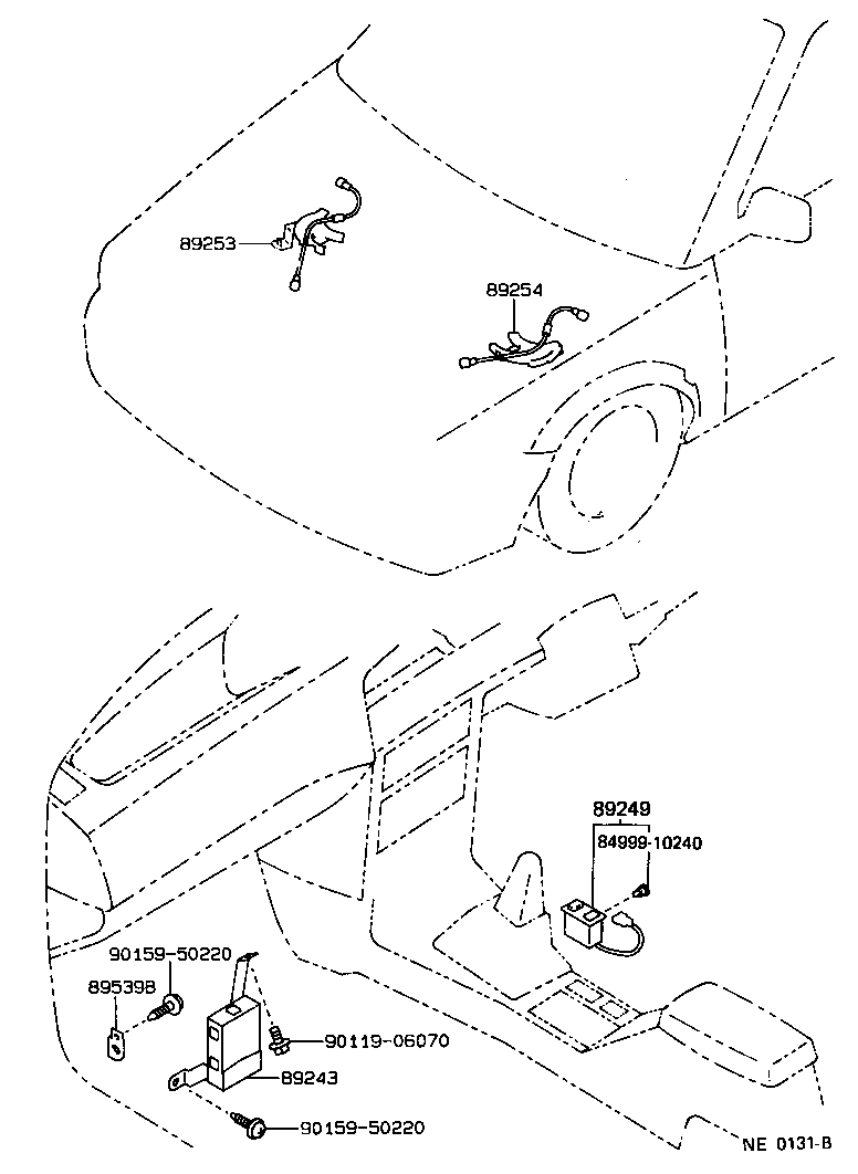 89243-12010 COMPUTER, ABSORBER CONTROL product image