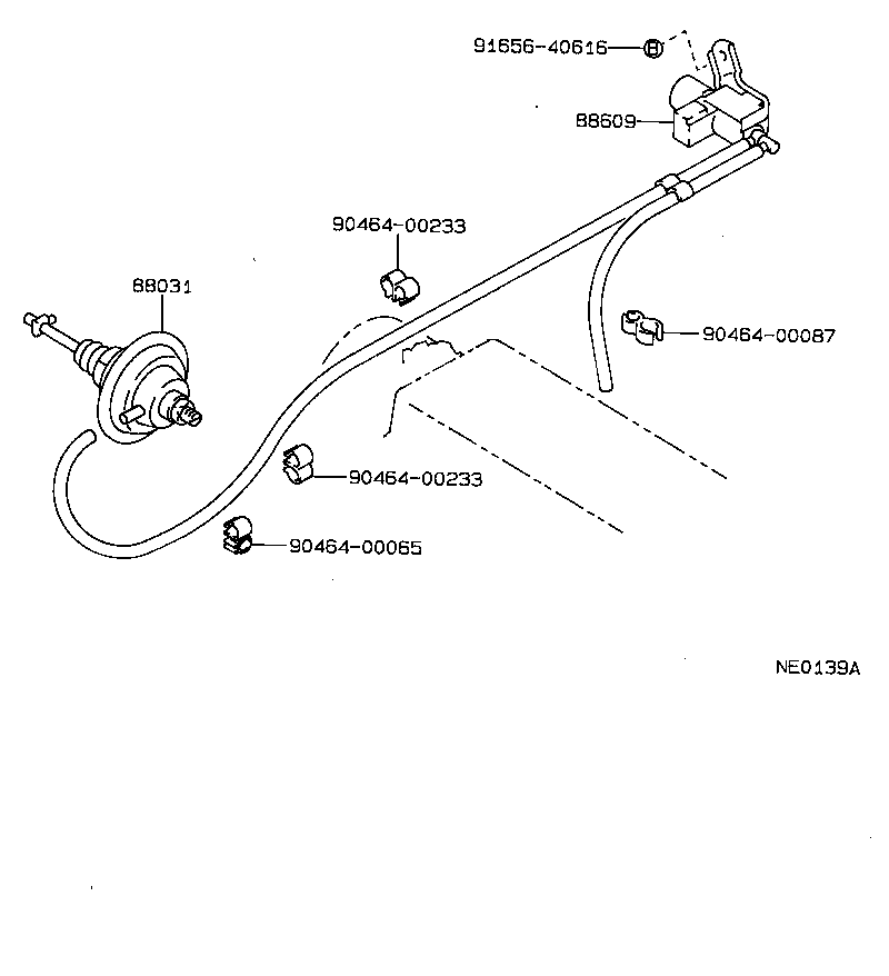 88690-12460 VALVE, MAGNET (FOR IDLE UP DEVICE) product image