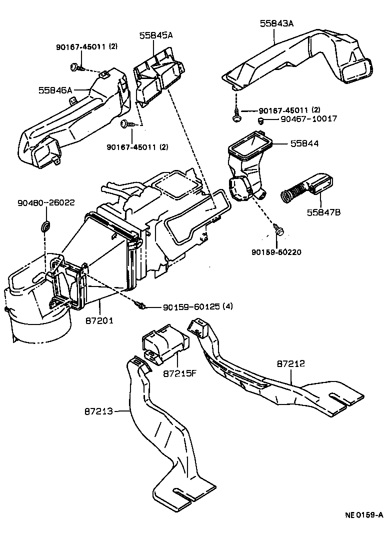 55907-12300 CABLE SUB-ASSY, WATER VALVE CONTROL product image