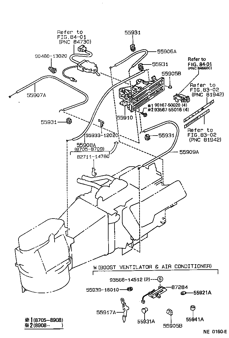 55844-12230 DUCT, HEATER TO REGISTER, NO.2 product image