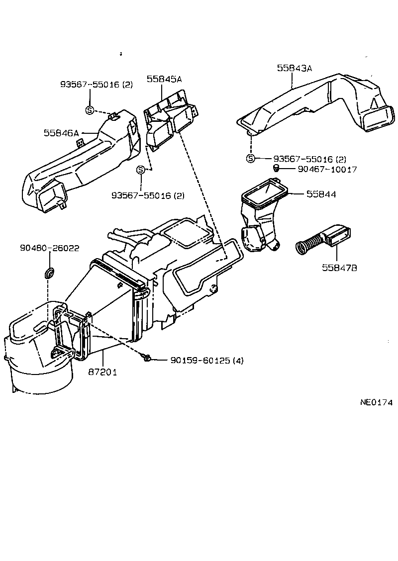 55907-12290 CABLE SUB-ASSY, WATER VALVE CONTROL product image