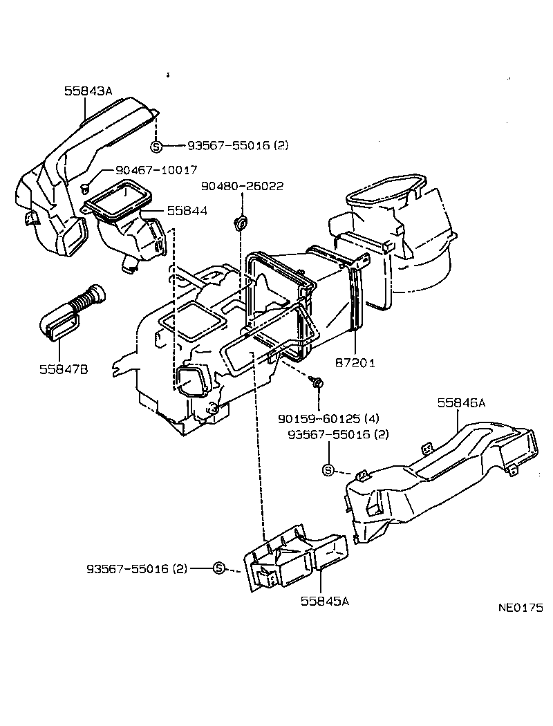 55907-12290 CABLE SUB-ASSY, WATER VALVE CONTROL product image