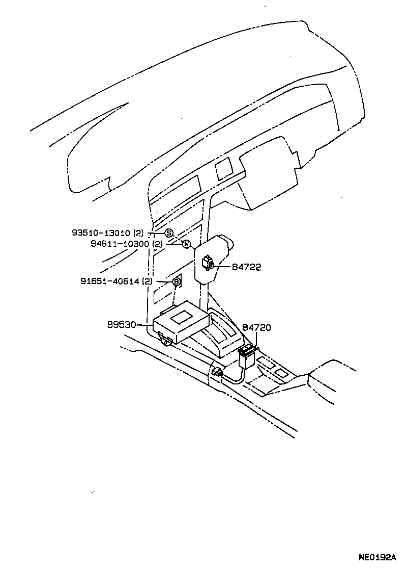 89530-12161 COMPUTER ASSY, TRANSMISSION CONTROL product image