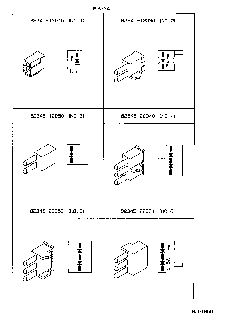 82151-12420 WIRE, FRONT DOOR, RH product image