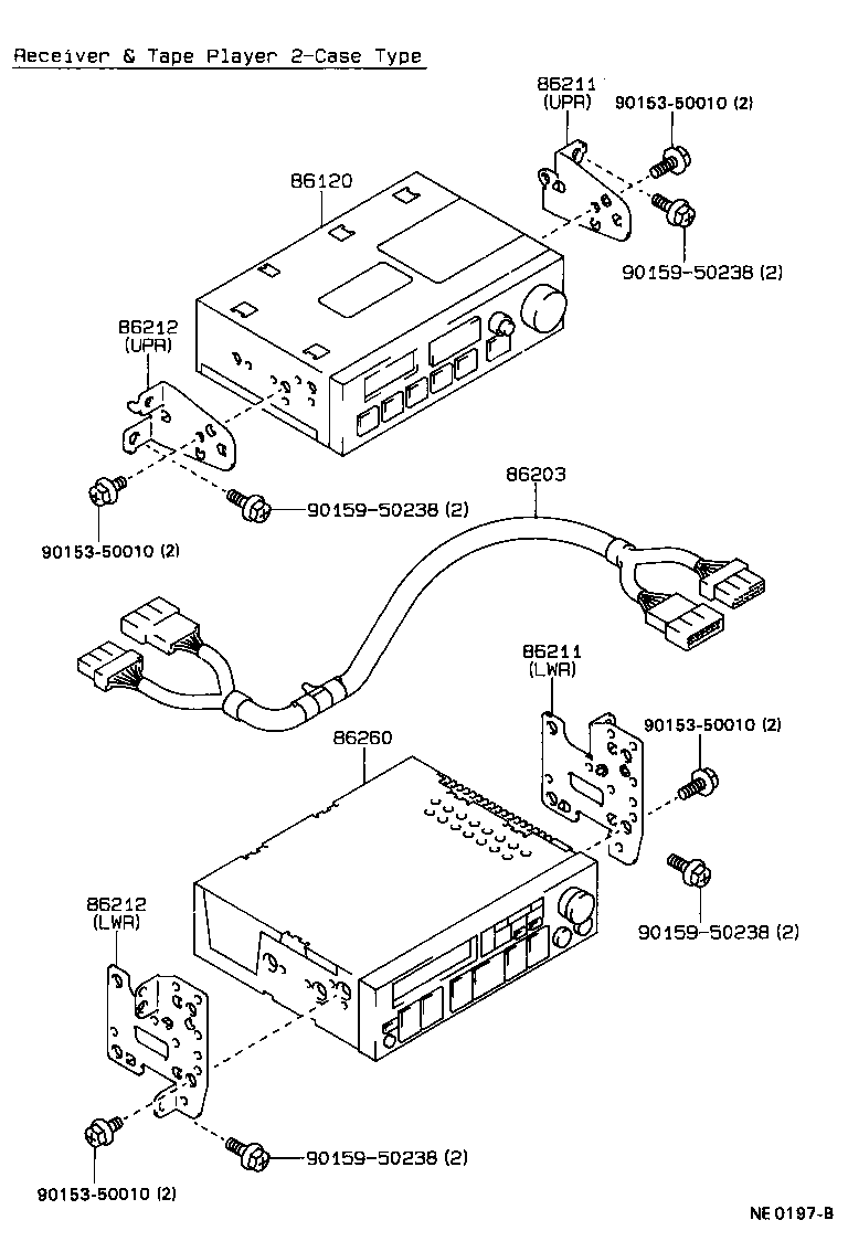 86203-12250 WIRE, RADIO product image