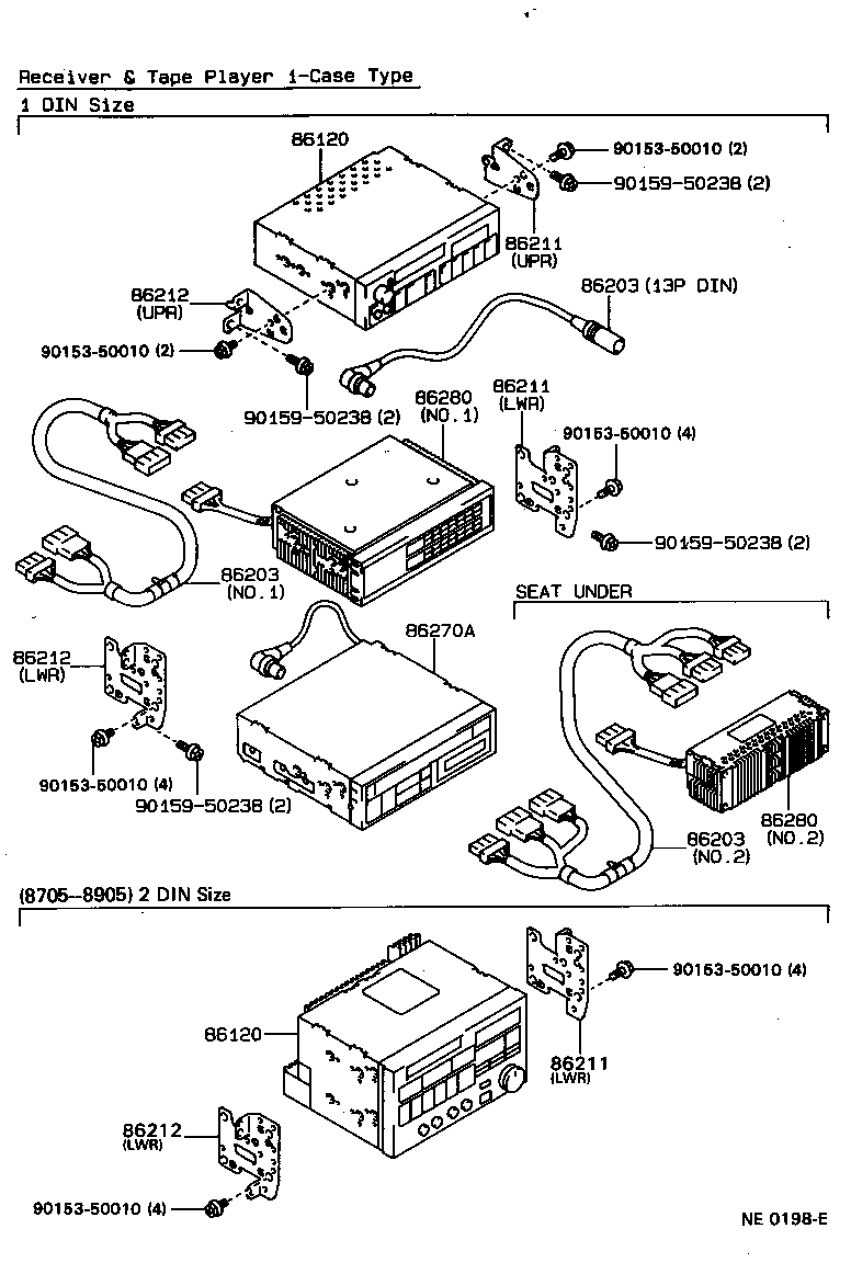 86203-12250 WIRE, RADIO product image