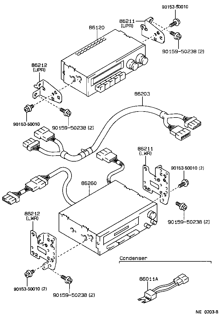 86203-12100 WIRE, RADIO product image
