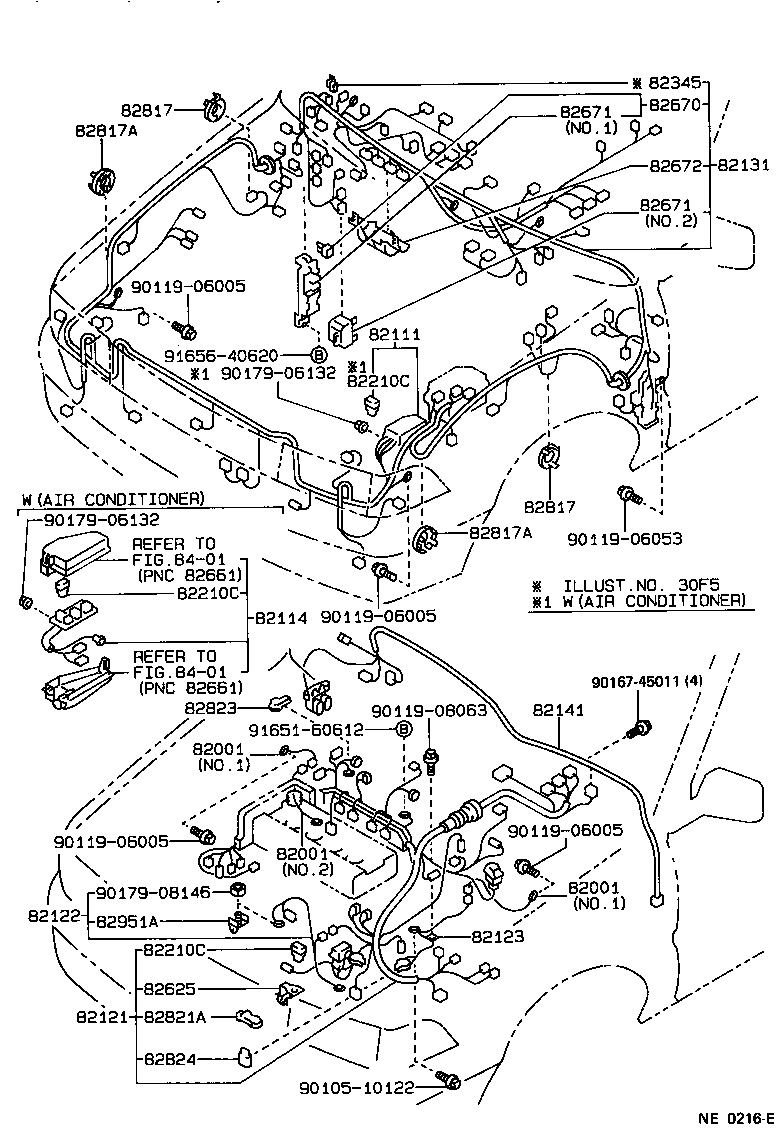 82121-1A641 WIRE, ENGINE product image