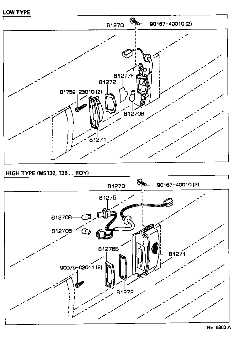 81275-30140 SOCKET AND WIRE, LICENSE PLATE LAMP product image