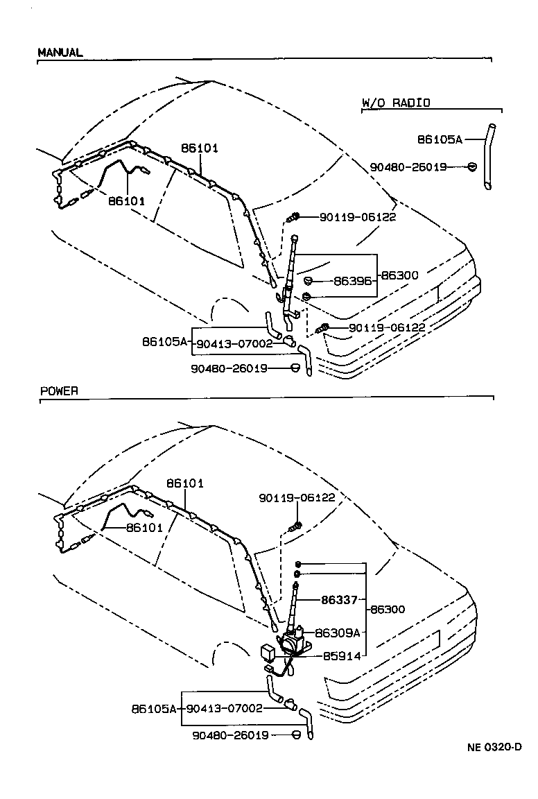 86337-30360 ROD & PIPE, SEALED W/CABLE product image