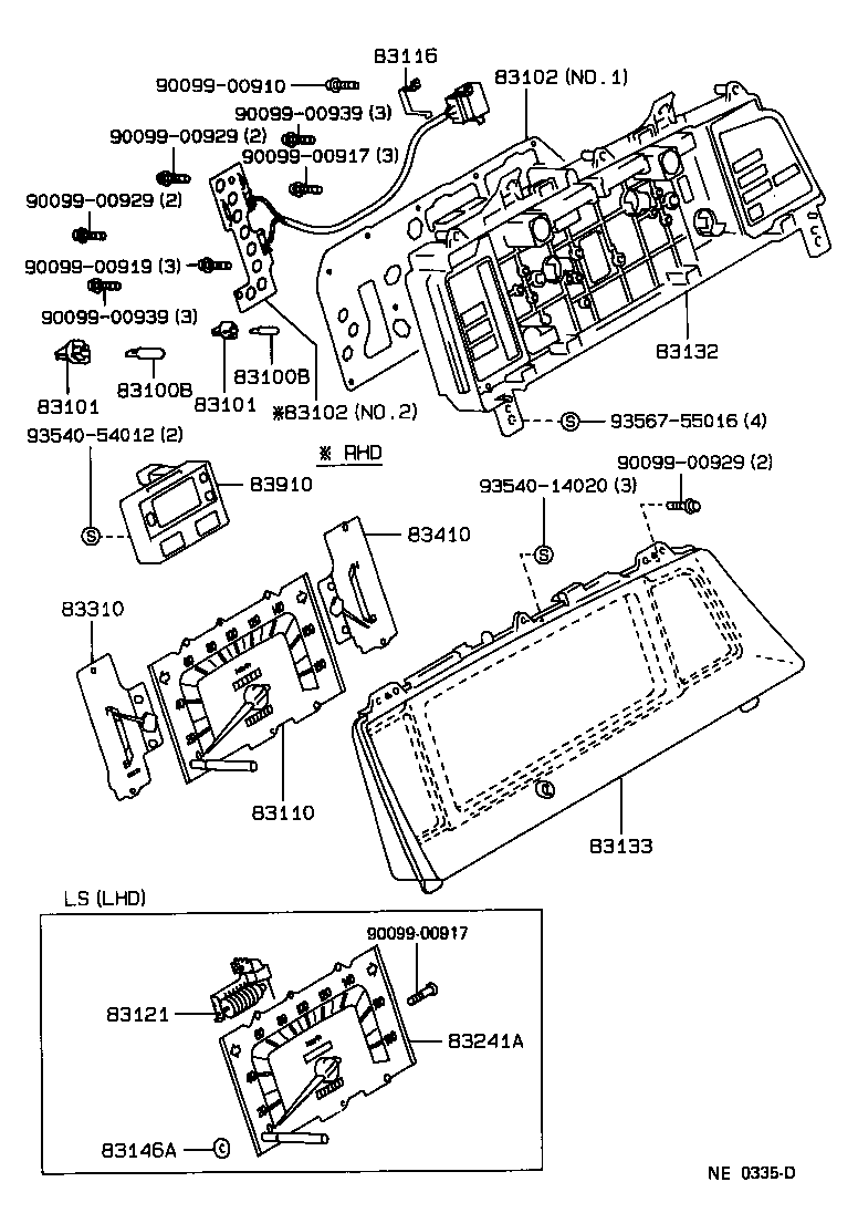 83131-30730 DIAL, METER, NO.1 product image