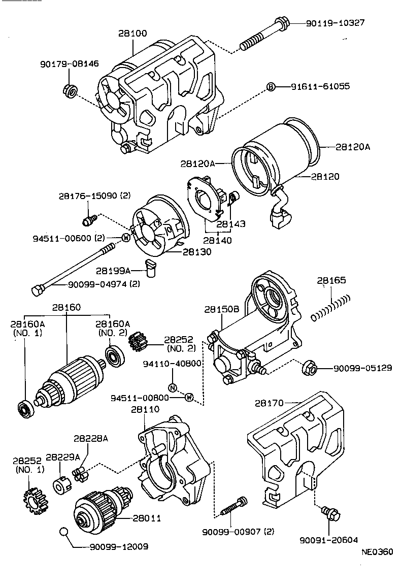 28110-15150 HOUSING ASSY, STARTER DRIVE product image