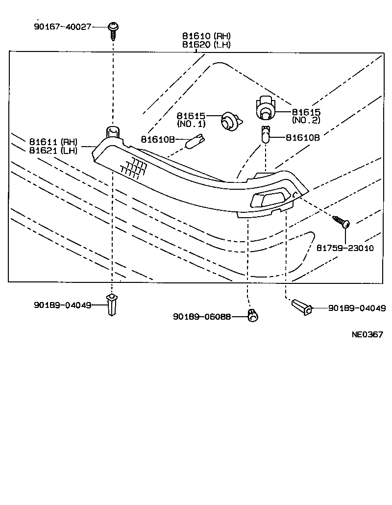 81620-12380 LAMP ASSY, PARKING & CLEARANCE, LH product image