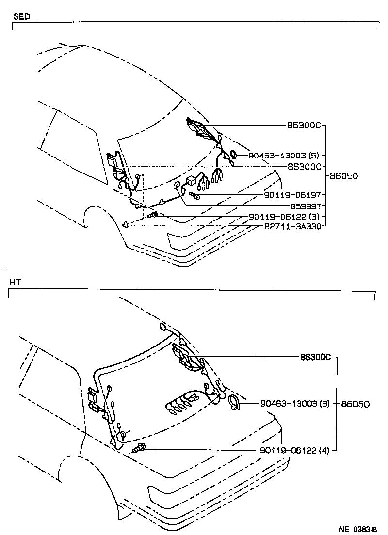 86316-91701 CABLE, ANTENNA product image