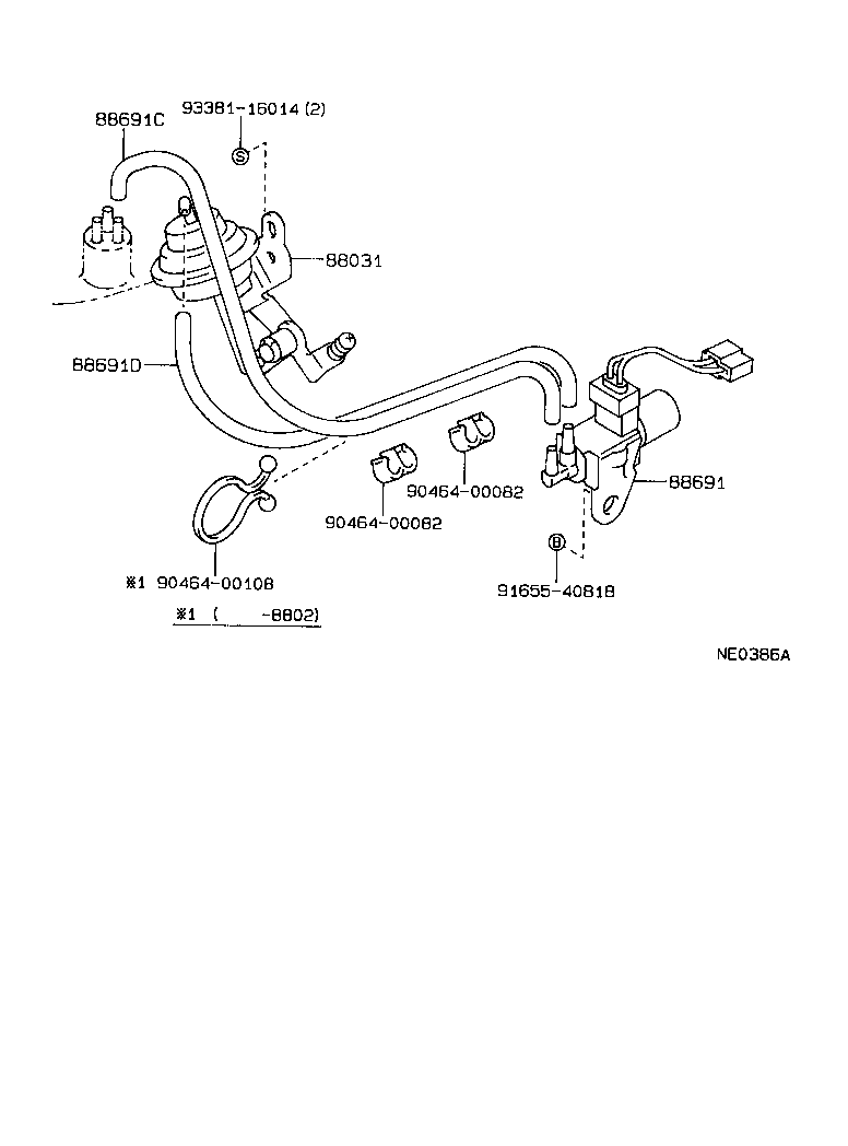 88690-30740 VALVE, MAGNET (FOR IDLE UP DEVICE) product image
