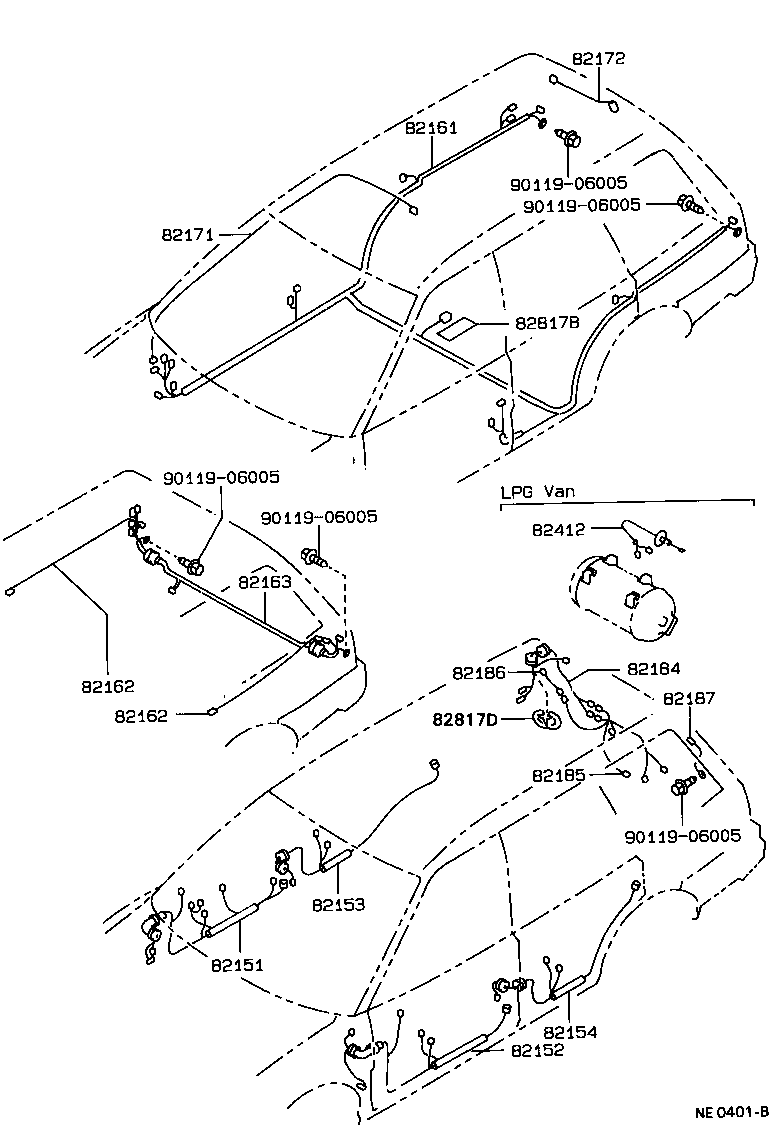 82121-1H040 WIRE, ENGINE product image