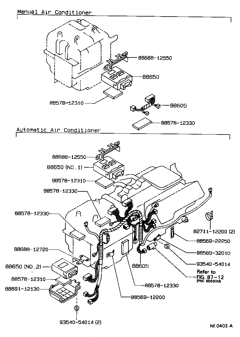 88510-12830 UNIT ASSY, COOLER product image