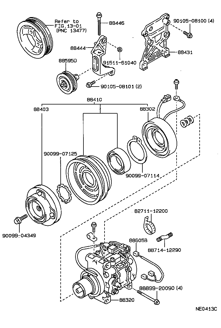 88320-12650 COMPRESSOR ASSY, COOLER product image