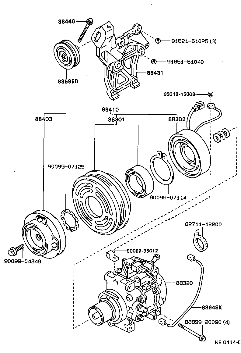 88320-12650 COMPRESSOR ASSY, COOLER product image