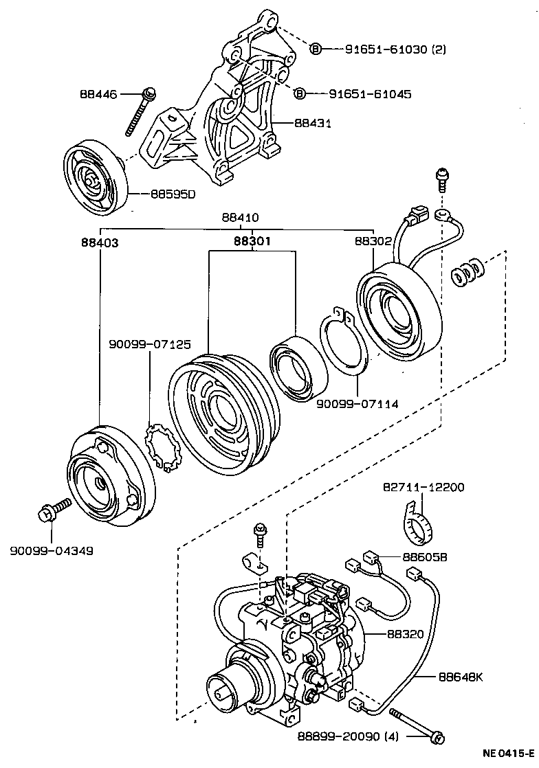 88412-12170 ROTOR SUB-ASSY, MAGNET CLUTCH product image