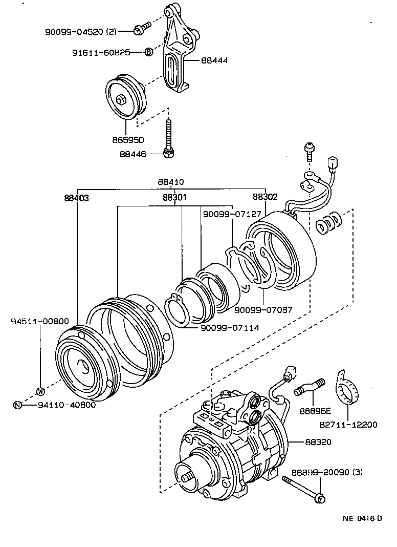 88320-12650 COMPRESSOR ASSY, COOLER product image