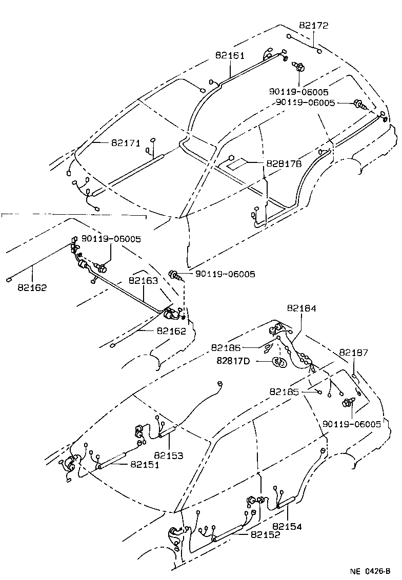 82121-1A641 WIRE, ENGINE product image