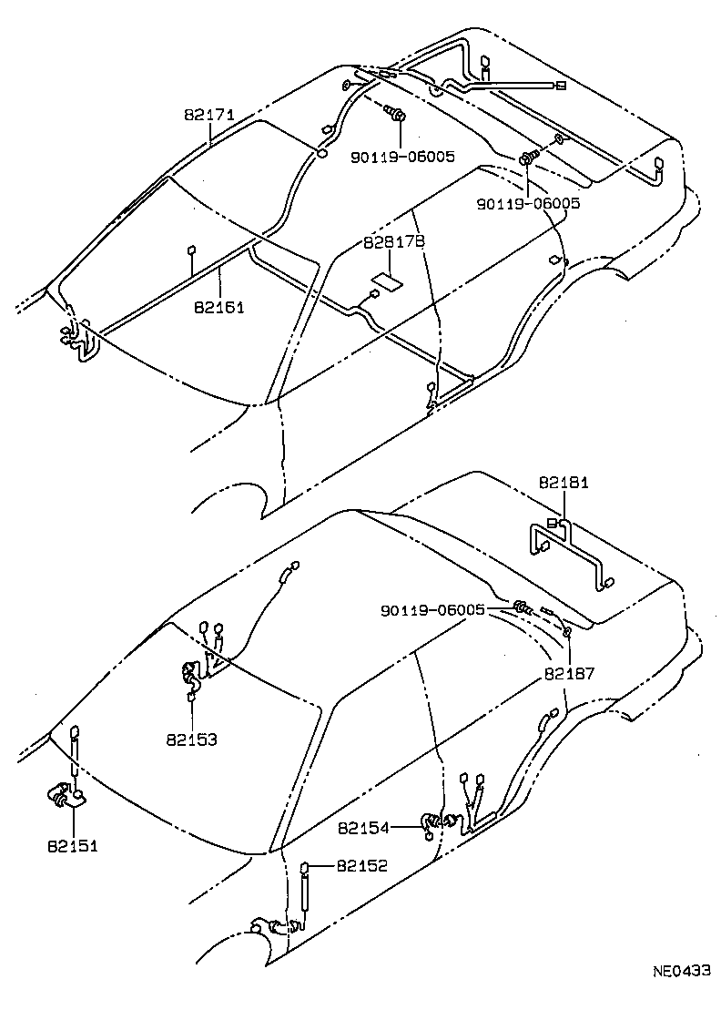 82121-1H040 WIRE, ENGINE product image