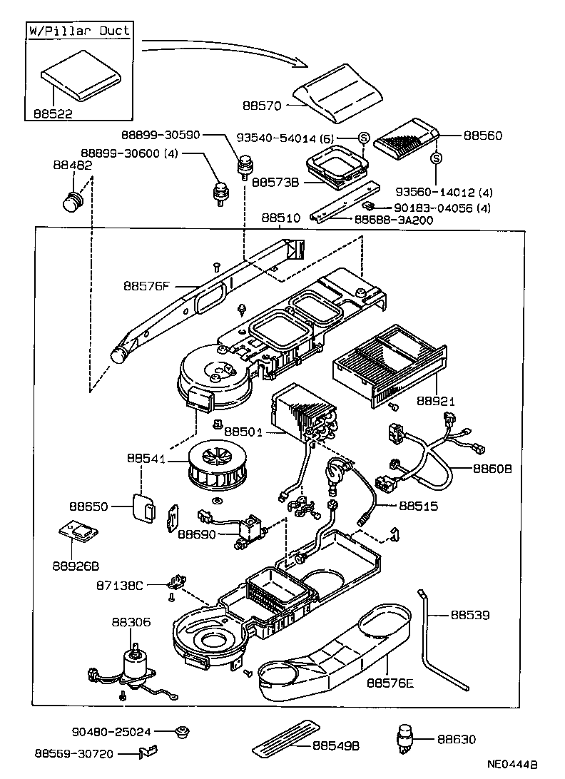 88515-30340 VALVE, COOLER EXPANSION product image