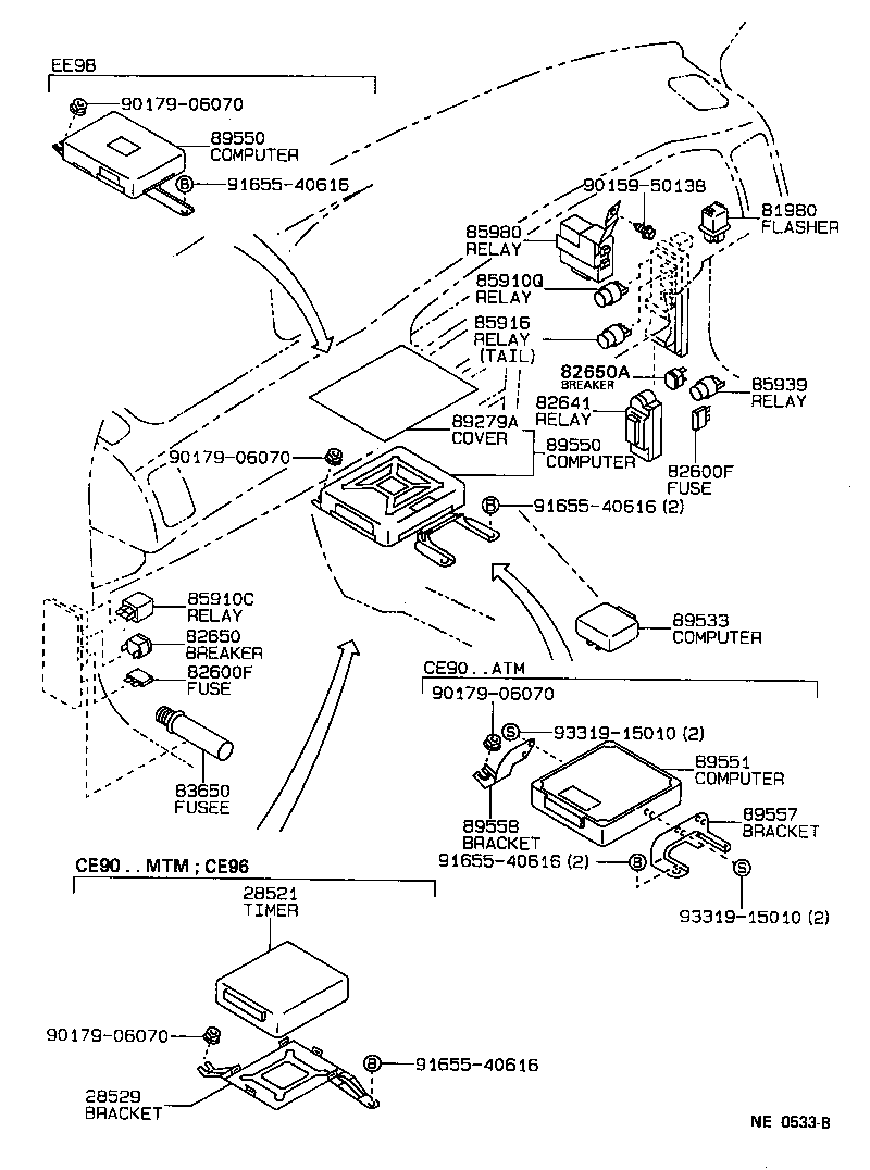 84162-12100-01 SWITCH, FRONT FOG LAMP product image