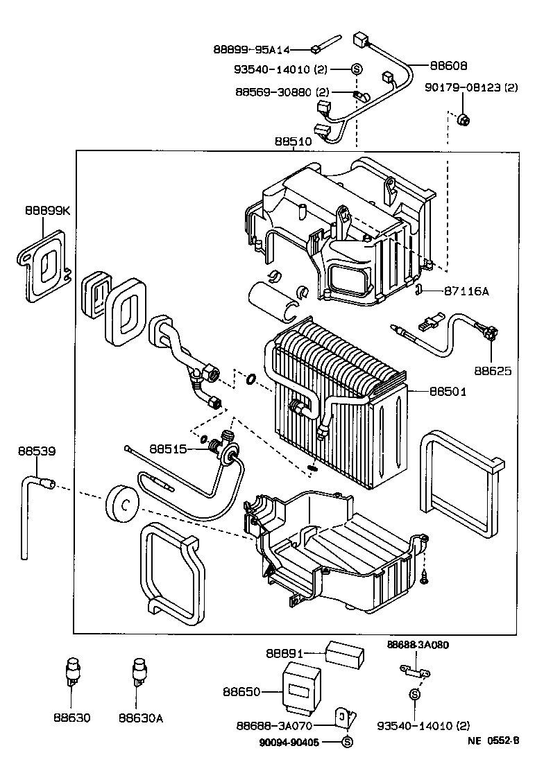 88515-30340 VALVE, COOLER EXPANSION product image