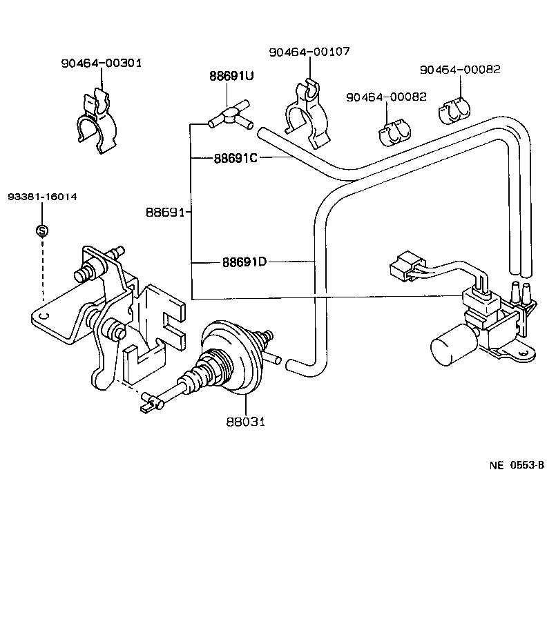 88690-30740 VALVE, MAGNET (FOR IDLE UP DEVICE) product image