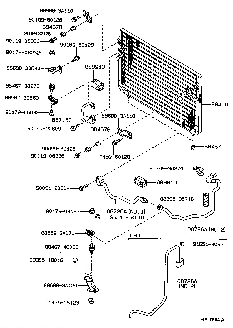 88470-30490 RECEIVER & DRYER ASSY, COOLER product image