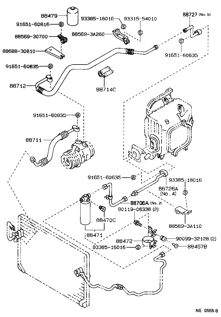 88470-30490 RECEIVER & DRYER ASSY, COOLER product image