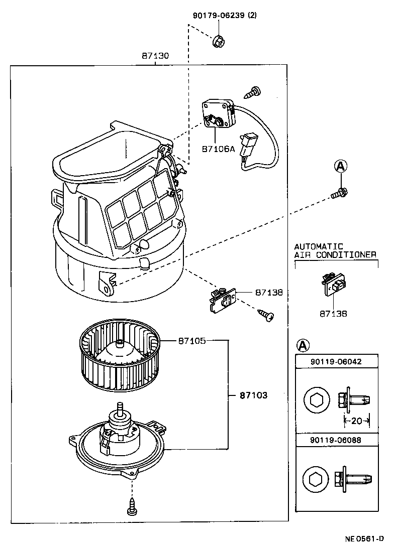87150-20701 RADIATOR ASSY, HEATER product image