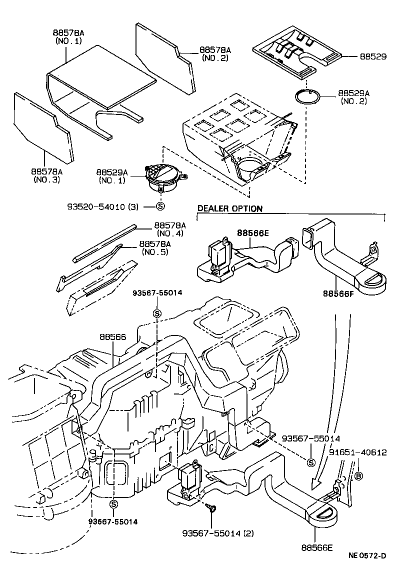 88529-20290 TRAY, COOLING BOX product image