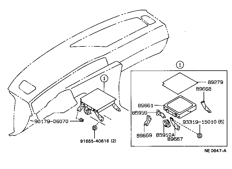 85959-20110 HOLDER, RELAY product image