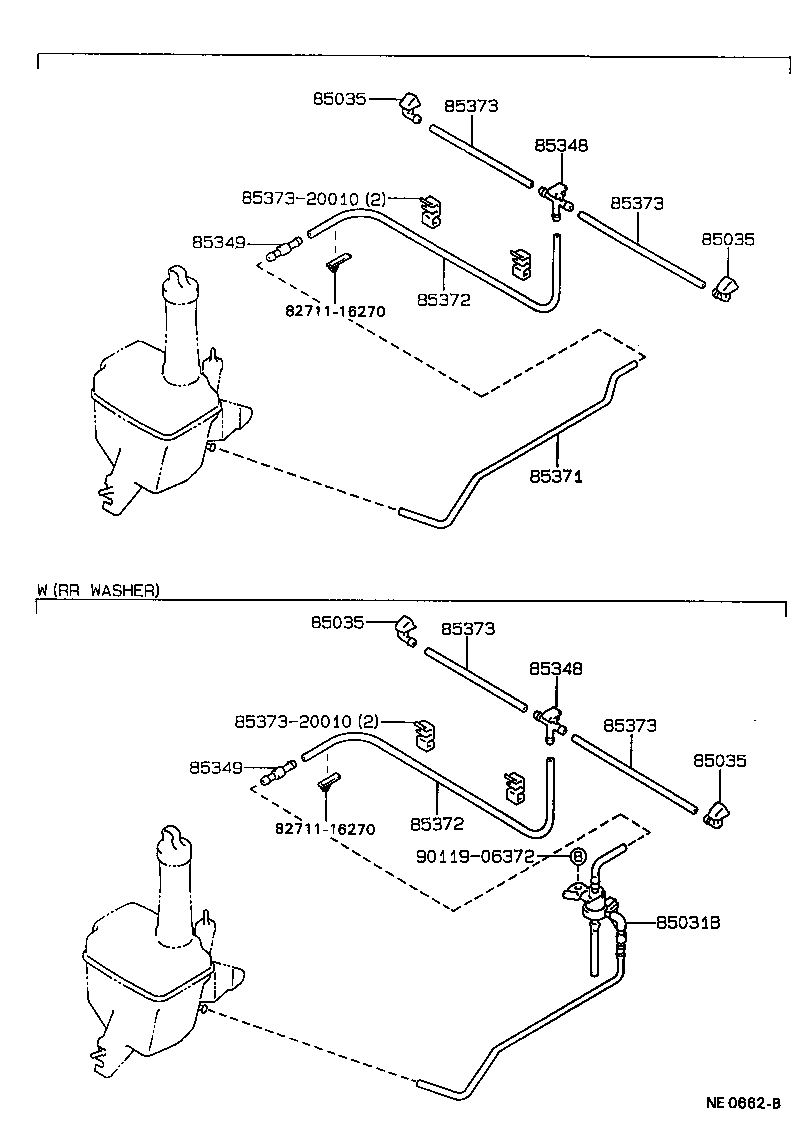 85331-20630 JAR ASSY, WINDSHIELD WASHER product image