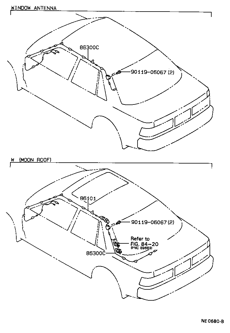 86101-20280 CORD SUB-ASSY, ANTENNA product image
