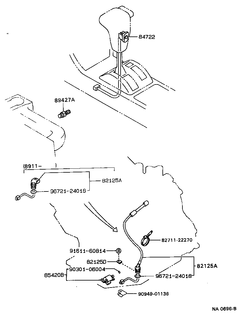 82125-20140 WIRE, TRANSMISSION product image
