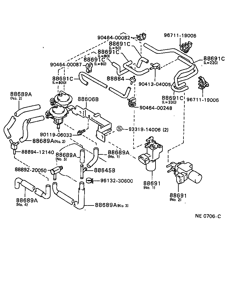 88606-20110 DIAPHRAGM SUB-ASSY, COOLER product image