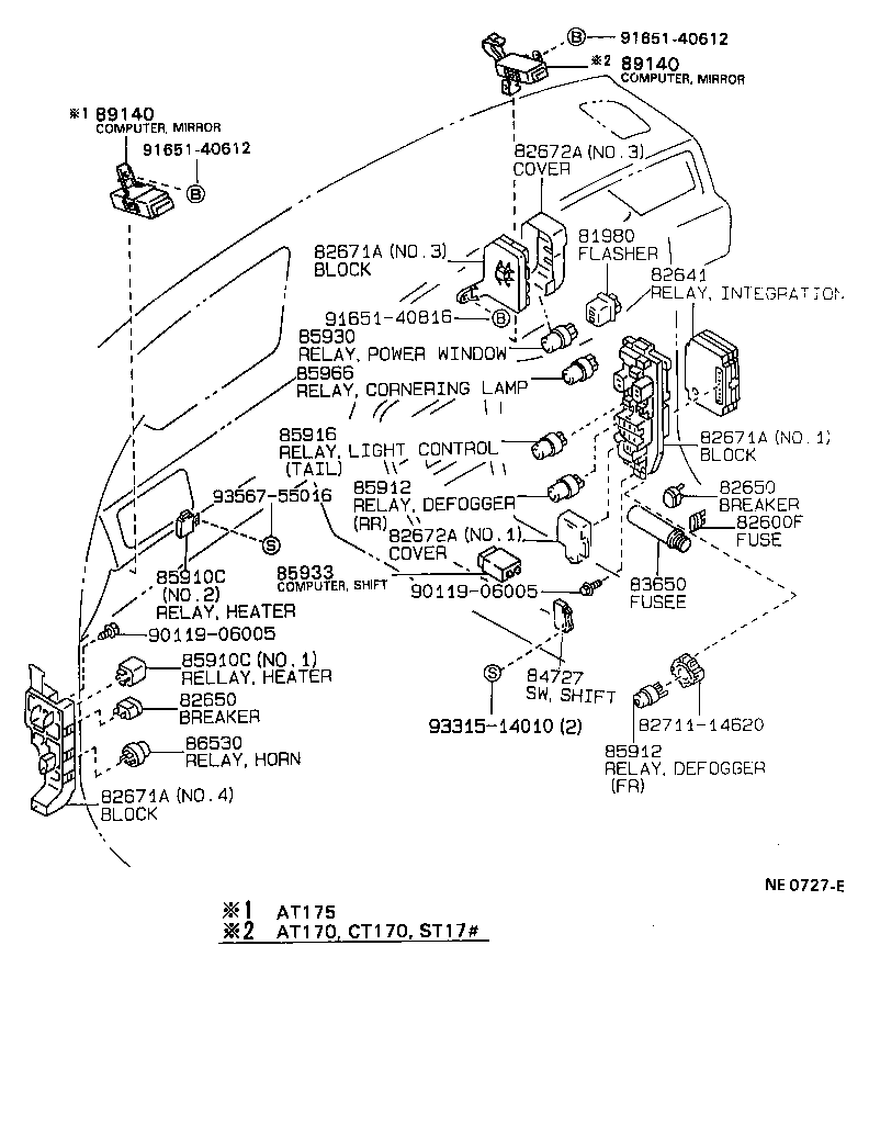 82672-20690 COVER, JUNCTION BLOCK product image