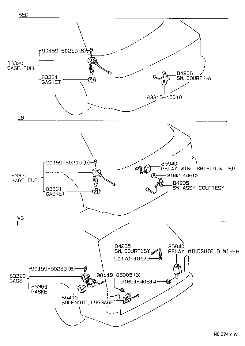 83320-80099 GAGE ASSY, FUEL SENDER product image