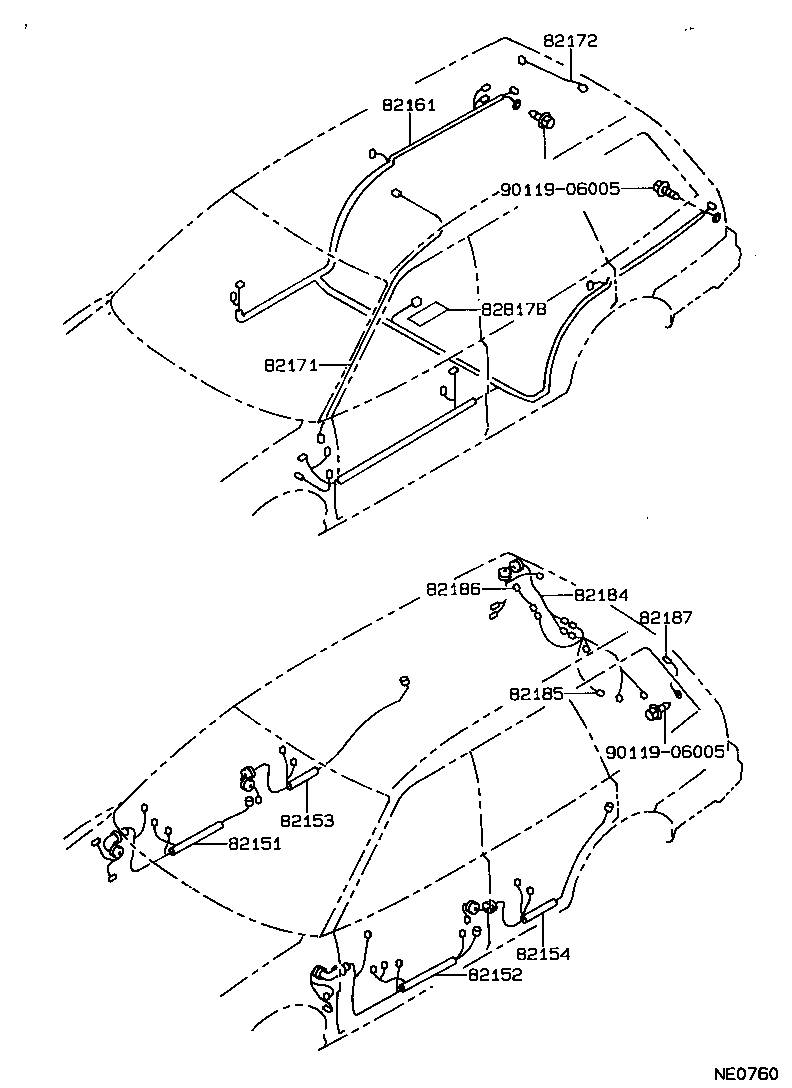 82817-12140 PROTECTOR, WIRING HARNESS, NO.3 product image